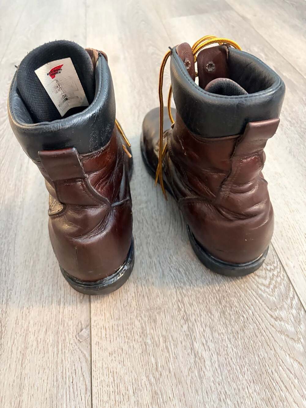 Red Wing Boots 2408 US Size 11 MGenuine leather Brown - Picture 3 of 5